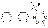 N-Trifluoroacetyl-N-acetoxy-4-aminobiphenyl 结构式