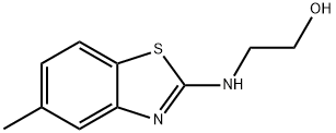 Ethanol, 2-[(5-methyl-2-benzothiazolyl)amino]- (9CI) 结构式