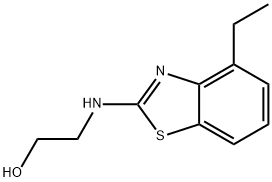 Ethanol, 2-[(4-ethyl-2-benzothiazolyl)amino]- (9CI) 结构式
