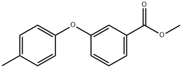 3-(4-甲基苯氧基)苯甲酸甲酯 结构式
