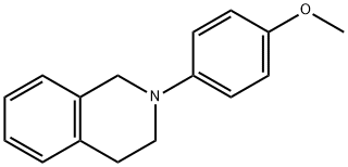 2-(4-Methoxyphenyl)-1,2,3,4-tetrahydroisoquinoline 结构式