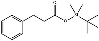 tert-Butyl(dimethyl)silyl 3-phenylpropanoate 结构式