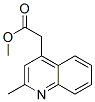 4-Quinolineaceticacid,2-methyl-,methylester(9CI) 结构式