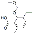 Benzoic acid, 3-ethyl-2-(methoxymethoxy)-6-methyl- (9CI) 结构式