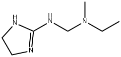 Methanediamine, N-(4,5-dihydro-1H-imidazol-2-yl)-N-ethyl-N-methyl- (9CI) 结构式