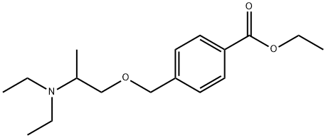 ETHYL 4-(3-DIETHYLAMINOPROPOXYMETHYL)BENZOATE 结构式
