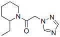 Piperidine, 2-ethyl-1-(1H-1,2,4-triazol-1-ylacetyl)- (9CI) 结构式