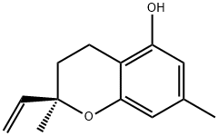 2H-1-Benzopyran-5-ol,2-ethenyl-3,4-dihydro-2,7-dimethyl-,(2R)-(9CI) 结构式