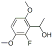 Benzenemethanol, 2-fluoro-3,6-dimethoxy-alpha-methyl- (9CI) 结构式
