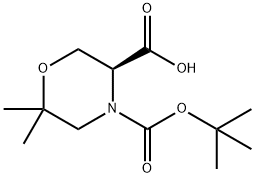 (S)-4-(tert-Butoxycarbonyl)-6,6-dimethylmorpholine-3-carboxylic acid