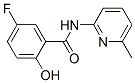 Benzamide, 5-fluoro-2-hydroxy-N-(6-methyl-2-pyridinyl)- (9CI) 结构式