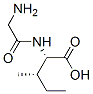 N-Glycyl-DL-isoleucine 结构式