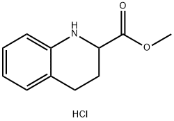 1,2,3,4-四氢喹啉-2-羧酸甲酯盐酸盐 结构式