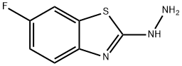 6-氟-2-肼基-1,3-苯并噻唑 结构式