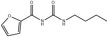 N-(butylcarbamoyl)furan-2-carboxamide 结构式