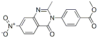 methyl 4-(2-methyl-7-nitro-4-oxo-quinazolin-3-yl)benzoate 结构式