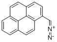 1-芘基二氮杂甲烷 结构式