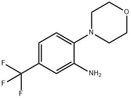 3-氨基-4-(4-吗啉基)三氟甲苯 结构式