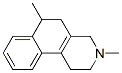 Benz[f]isoquinoline, 1,2,3,4,5,6-hexahydro-3,6-dimethyl- (9CI) 结构式