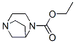 1,4-Diazabicyclo[3.2.1]octane-4-carboxylic  acid,  ethyl  ester 结构式