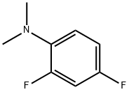 2,4-二氟-N,N-二甲基苯胺 结构式