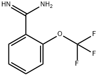 2-三氟甲氧基苯甲脒 结构式