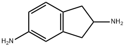 2,3-二氢-1H-茚-2,5-二胺 结构式
