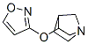 1-Azabicyclo[2.2.1]heptane,3-(3-isoxazolyloxy)-,exo-(9CI) 结构式