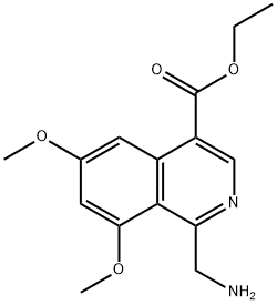 ETHYL 1-(AMINOMETHYL)-6,8-DIMETHOXYISOQUINOLINE-4-CARBOXYLATE