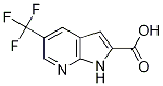 5-三氟甲基-7-氮杂吲哚-2-羧酸 结构式