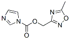 1H-Imidazole-1-carboxylicacid,(5-methyl-1,2,4-oxadiazol-3-yl)methylester(9CI) 结构式