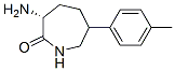 2H-Azepin-2-one,3-aminohexahydro-6-(4-methylphenyl)-,(3R)-(9CI) 结构式
