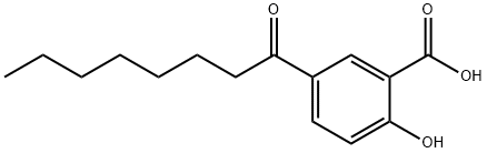 辛酰水杨酸 结构式