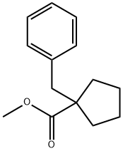 1-苄基环戊烷甲酸甲酯 结构式