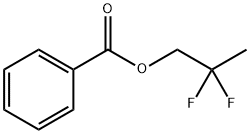 2,2-二氟苯甲酸丙酯 结构式