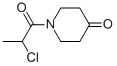 4-Piperidinone, 1-(2-chloro-1-oxopropyl)- (9CI) 结构式