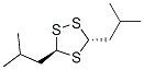 TRANS-3,5-BIS(2-METHYLPROPYL)-1,2,4-TRITHIOLANE 结构式