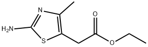 2-氨基-4-甲基-5-噻唑乙酸乙酯 结构式