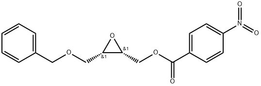 (2R,3S)-(+)-3-(苄氧甲基)环氧乙烷-2-甲醇 4-硝基苯甲酸酯 结构式