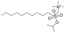 dodecyltrimethylammonium isopropyl sulphate 结构式