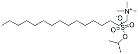 hexadecyltrimethylammonium isopropyl sulphate 结构式