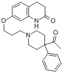 7-(3-(4-(4-Acetyl-4-phenyl)-1-piperidyl)propoxy)-3,4-dihydrocarbostyri l 结构式