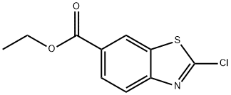 2-氯苯并噻唑-6-甲酸乙酯 结构式