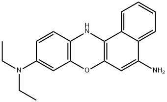 5-Amino-9-(diethylamino)-12H-benzo[a]phenoxazine 结构式
