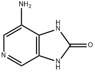 2H-Imidazo[4,5-c]pyridin-2-one,  7-amino-1,3-dihydro- 结构式