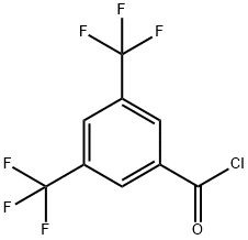 3,5-双三氟甲基苯甲酰氯 结构式