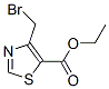 5-Thiazolecarboxylicacid,4-(bromomethyl)-,ethylester(9CI) 结构式