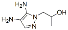 1H-Pyrazole-1-ethanol,  4,5-diamino--alpha--methyl- 结构式