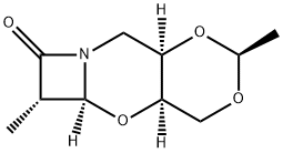 7H-Azeto[2,1-b]-1,3-dioxino[4,5-e][1,3]oxazin-7-one,hexahydro-2,6-dimethyl-,(2S,4aR,5aS,6S,9aR)-(9CI) 结构式