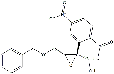 (2S,3R)-(-)-3-(苄氧甲基)环氧乙烷-2-甲醇 4-硝基苯甲酸酯 结构式